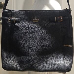 Kate Spade Textured Black Shoulder Bag